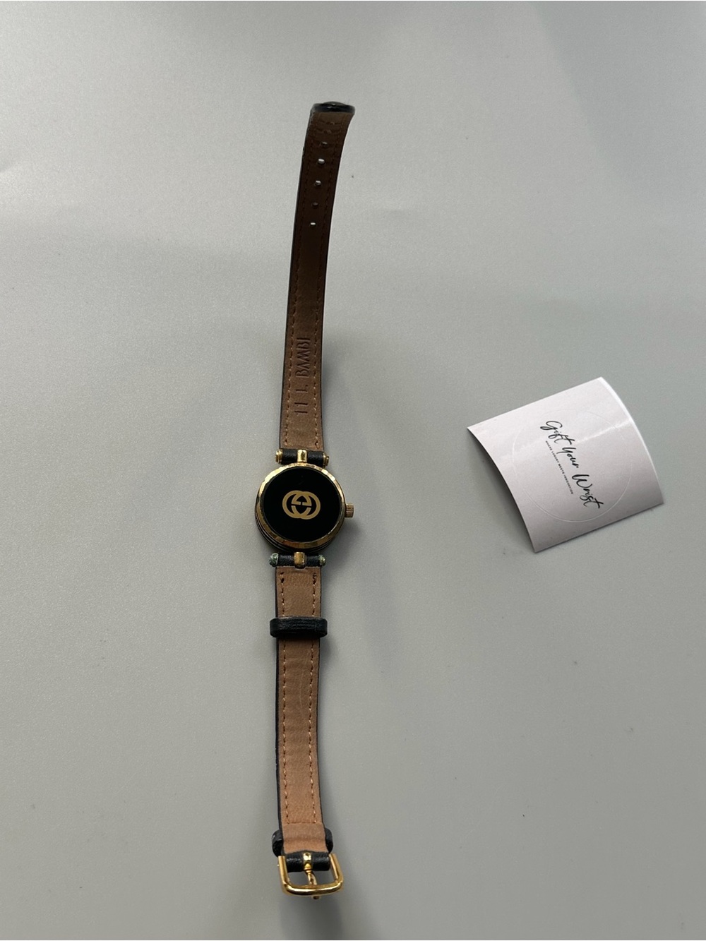 Gucci 2000L Sherry Line Roman Numeral Black Dial 22mm Ladies’ Dress Watch - Picture 9 of 12